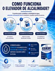 Alcalinizante Bicarbonato De Sodio Reduz Ph Para Piscina Tratamento De Agua - Tamanho - Visão 5