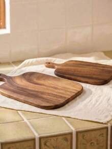 1pc Rosewood Cutting Board, Bread Board, Cheese Tray - Multicolor - View 3