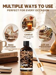 EMBRACEX. 100ml 丁香精油,植物精油,濃郁辛香,節日禮物,藤條香氛擴香 - 丁香 - 查看 3