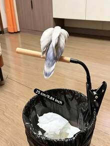Multi-Function Clip-On Bird Perch, Flexible And Bendable, With Clip Base, Parrot Training Stand, Heavy-Duty Clip Base, Comfortable Cotton Rope Wrapped Perch, Suitable For Small Pet Birds, Portable Travel Training Platform, Applicable To Desktop, Bird Cage, Windowsill - Multicolor - View 6