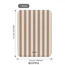 GIIPPA 1pc Brown Striped Kindle Case With Hand Strap, Perfect Valentine's/Christmas Gift For Book Lovers, Auto Wake/Sleep Protective E-Reader Cover Compatible With Kindle Paperwhite 5/6/7/10/11/12 Gen, Kindle Colorsoft 1st Gen, Basic Kindle 8/10/11 Gen All Kids & Signature Editions, - Multicolor 11 - View 9