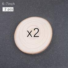 10Pcs Natural Wood Slices 12-13 Inch Rustic Paulownia Wood Rounds For Wedding Centerpieces, DIY Crafts, Home Decor, Party Table Decoration - A - View 10
