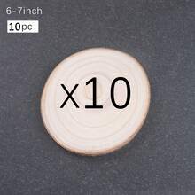 10Pcs Natural Wood Slices 12-13 Inch Rustic Paulownia Wood Rounds For Wedding Centerpieces, DIY Crafts, Home Decor, Party Table Decoration - A - View 22