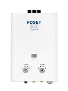 Instantaneous Water Heater, 5L, 1 Service, LP Gas, FOSET BASIC, Compact And Lightweight For Easy Installation - White - View 1