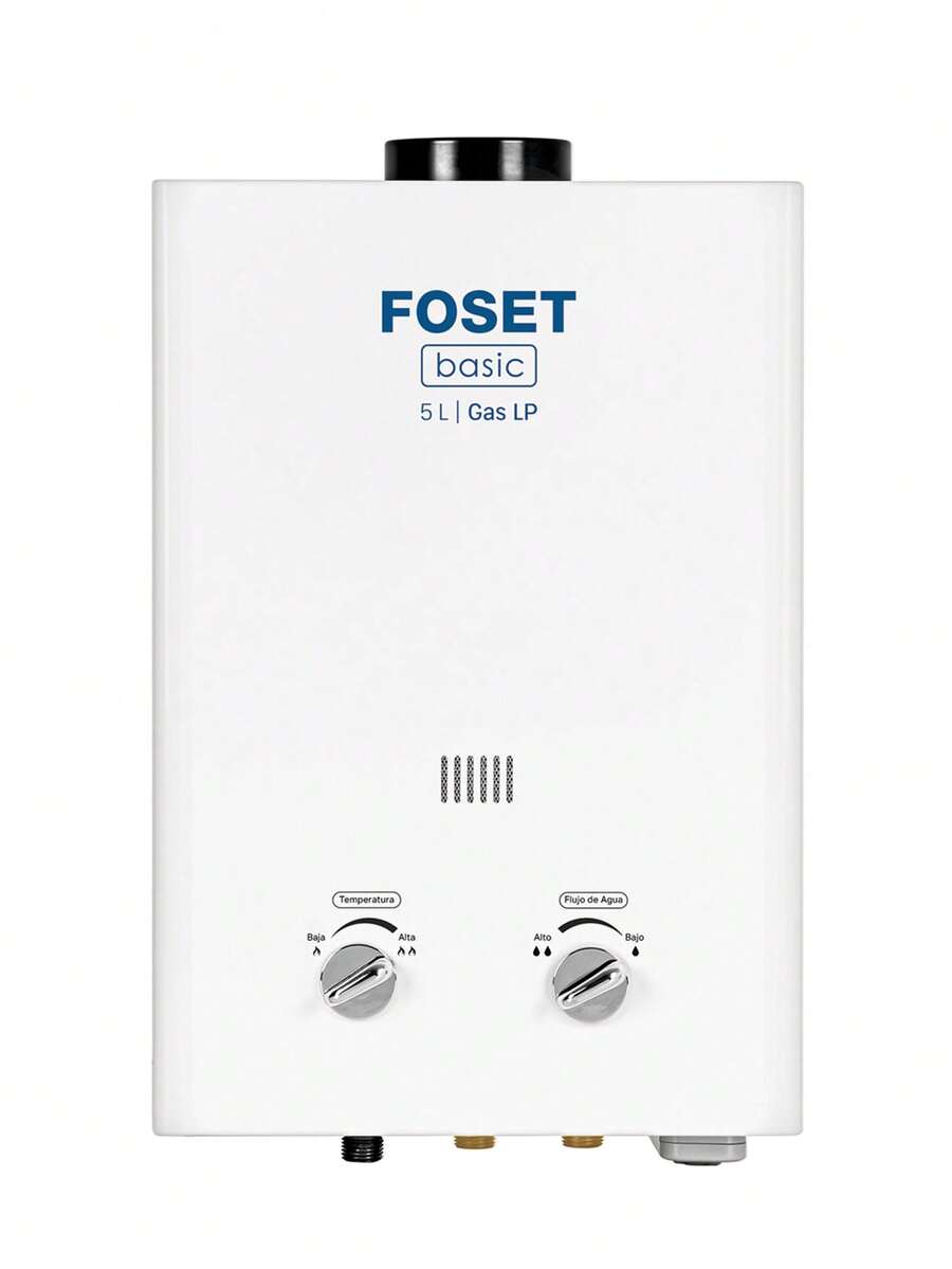 Instantaneous Water Heater, 5L, 1 Service, LP Gas, FOSET BASIC, Compact And Lightweight For Easy Installation - White - View 1