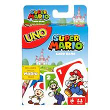 Mattel UNO Super Mario 卡牌遊戲，適合兒童、成人、家庭和遊戲之夜，主題牌組與特殊規則，2 至 10 人玩家 - DRD00 - 查看 7