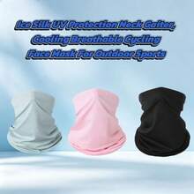 Summer Versatile Multi-Functional Magic Quick-Dry Ice Silk Sun Protection Neck Gaiter Sports Breathable Outdoor Cycling Face Mask - Multicolor - View 1