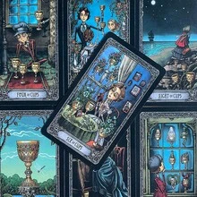 Dark Mansion Tarot Card Game, 78 Cards English Board Game Cards - Dark Mansion Tarot - View 2
