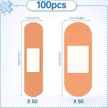 10/30/50/100/150/200pcs Self-Adhesive Wound Bandage Assortment, (72*25mm)+(72*19mm) Flexible Breathable Strips, Recommended Skin Care Strips, Suitable For Home, Office, Travel, Children And Adult Skin Care Products - View 15