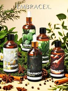 EMBRACEX. 100ml Fragrance Oil, Fruit & Floral Botanical Scent, With Dropper, Christmas Gift Set, Suitable For Aromatherapy Diffuser, Humidifier, DIY Soap And Candle Making, Reed Diffuser, Car Air Freshener, Home Decor, Home Living Supplies, Christmas Atmosphere - 100ml - View 8