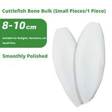 Desalinated Cuttlebone Chewing Toy And Beak Grinding Snack, Natural Calcium Supplement For Birds, Parrots, Reptiles, Turtles, Durable Cage Accessory, Daily Treat For Small Pets - 8-10 - View 9