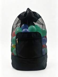 3pcs Colorful Foldable Shell-Shaped Storage Bags, Adjustable Mesh Beach Bags, Suitable For Picnic, Beach, Camping, Durable Fabric, Multi-Compartment Camping Gear Storage Bags, Eye-Catching Shell Design, Adjustable Shoulder Strap Beach Tote Bags - Multicolor - View 20