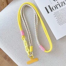 1pc Anti-Theft Phone Lanyard Strap, Durable Woven Neck Strap With Swivel Hook, Universal Phone Holder Strap Suitable For Travel, Work, Outdoor Activities, Anti-Loss Shoulder Strap - Multicolor - View 8