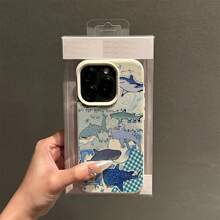 [24h Shipping From DE/FR/ES]Phone Case - 1 Unit Of Soft Phone Case With A Modern Ocean Theme Featuring Sharks And Whales, Compatible With IPhone 17/16/15/14/13/12, 11, 17 Pro Max Series, As Well As 14/15/16 Plus, 17 Air, 17 Pro Max, Suitable For Birthday Gifts, Christmas Gifts. - 1 Piece Of Picture Color - View 3