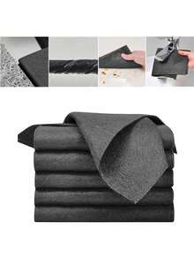 1/5/10pcs Magic Glass Cleaning Cloth, Streak-Free Microfiber Towel, Suitable For Windows And Mirrors, Thickened Multi-Purpose Rag, Suitable For Kitchen Cookware, Spatula, Car, Lint-Free Absorbent Cleaning Cloth, Home Kitchen Car Glass, Reusable Durable Cleaning Cloth, Home Essential - A - View 8