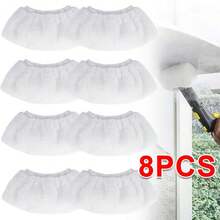 8x Steam Cleaner Terry Cloth Covers Hand Tool Cleaning Pad For KARCHER SC4 SC5 - View 4