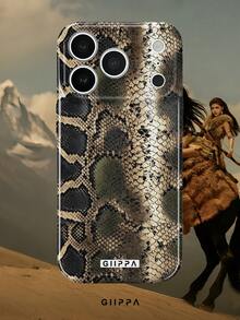GIIPPA 1 قطعة غطاء هاتف بتصميم نمط الثعبان الأخضر الداكن لهاتف 17 Pro Max، متوافق مع هاتف 16 Pro Max، 15 Pro Max، 14 Pro Max، غطاء هاتف بأسلوب كوري عالي الجودة وموضة ممتعة، متوافق مع 11/12/13/14/15/16 Pro Max Plus، تصميم أنيق مناسب للرجال والنساء، هدية مثالية للصديقة في عيد الميلاد وعيد الحب وعيد الفصح وموسم الزفاف وعيد الميلاد! - أخضر داكن - مشاهدة 7