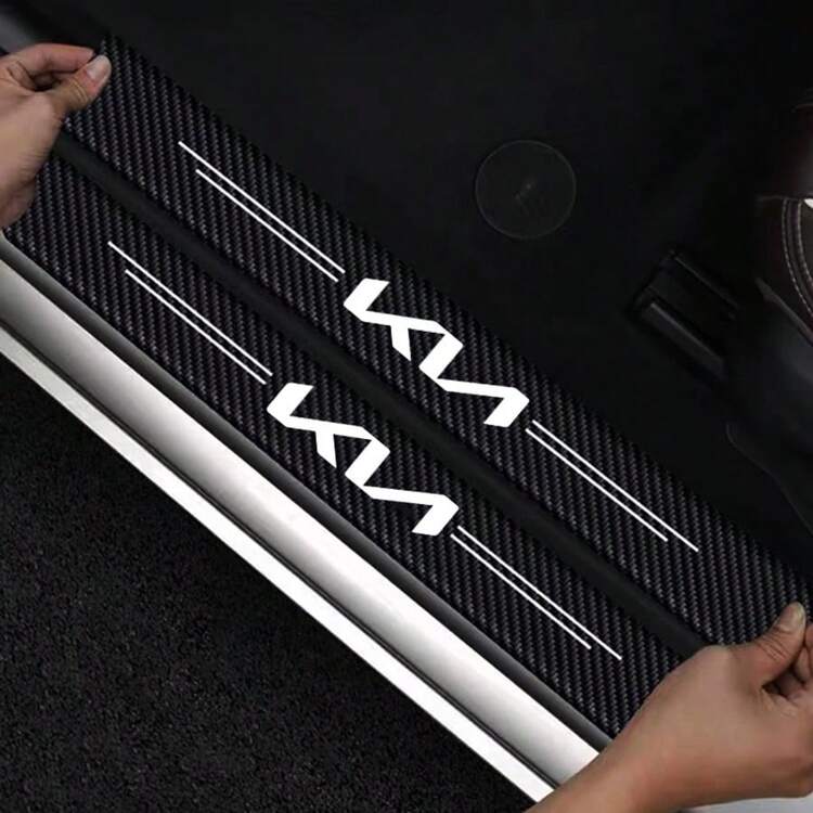 5件裝 KIA 車用門檻條，防水防刮，適用於大多數車型，安裝簡單，送給朋友的理想禮物！ - A - 查看 2