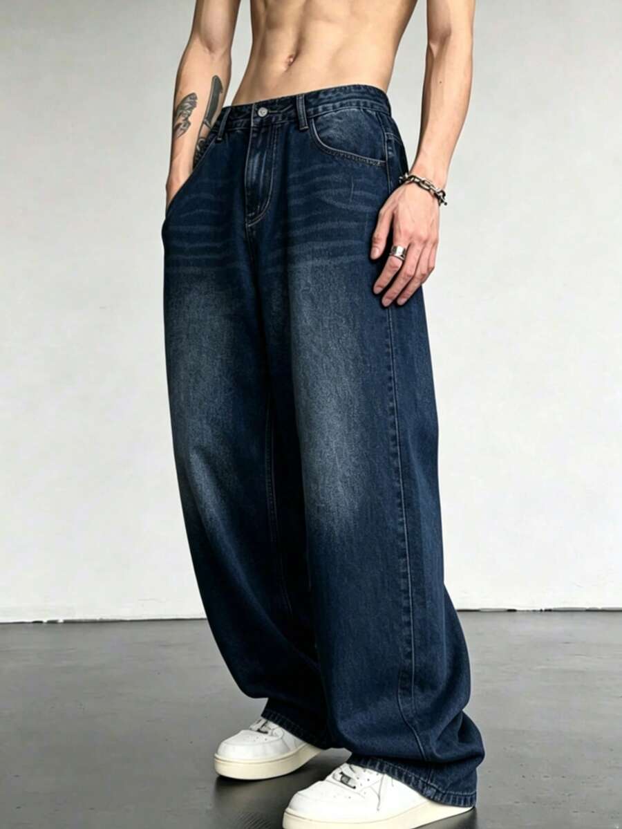 Men Jeans - Blue - View 1