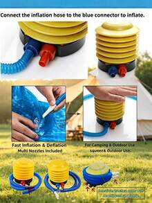 1/2/3/4pcs Camping Essential Inflatable Sofa Bed Combo Set, Can Be Used As Inflatable Mattress, Portable Foldable Comfortable Outdoor Gear For Summer, Suitable For Park, Beach And Home, Holiday Essential, Ideal Gift For Mother's Day, Father's Day And Back To School Season (Random Style) - Multicolor - View 12