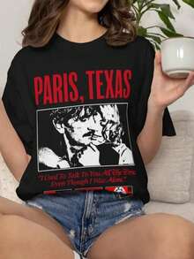 Women T-Shirts - 黑色 - 查看 1