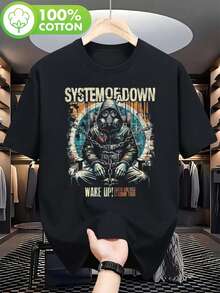 Men T-Shirts - 黑色 - 查看 7