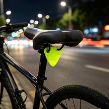 Bicycle High-Visibility Reflective Tail Light, Battery-Free Recharge-Free Riding Warning Reflective Plate, Night Riding Reflective Pendant, Suitable For Mountain Bikes, Road Bikes, Commuter Bikes. High-Reflective Material, Clear And Eye-Catching In Low-Light Environments, Enhances Nighttime Visibility, Reduces Riding Risks. Easy Installation, Secure And Not Easily Detached, Lightweight And Compact Without Adding Riding Burden. Waterproof And Durable, Fearless Of Rainy Day Riding - A - View 1