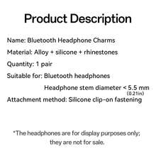 1 Pair Bluetooth Earphone Pendant, Suitable For Clip-On Earphones, Unique Ear Decoration, Shiny And Luxurious, Fade-Resistant And Secure, Suitable As Valentine's Day, Holiday And Birthday Gift, Widely Applicable - View 7