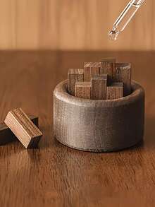 Natural Solid Wood Aromatherapy Diffuser, Wooden Diffuser Sticks, Flameless Car Fragrance Diffuser, Solid Wood Aromatherapy Decor, Suitable For Car And Home Decoration - Multicolor - View 4