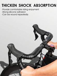 WEST BIKING 2PCS Handlebar Tape MTB Road Bike Bar Tape With Bar End Plugs Fishing Rod Cycling Handle Bar Belt Tape PU/EVA Non-Slip Grip Wrap - Multicolor - View 3