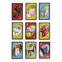 Mattel Games UNO Minecraft 卡牌遊戲，適合兒童、成人、家庭與派對，受電子遊戲啟發的牌組，附特殊規則，2-10 人玩家 - FPD61 - 查看 4