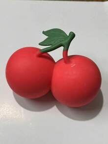 New Large Cherry-Shaped Realistic Soft Toy, Slow Rebound Stress Relief Device, Virus Soft Squeeze Silicone Toy, Healing Stress Pendant, Slow Rebound Soft Silicone Stress Relief Toy, Office Stress Relief Gadget - Multicolor - View 11