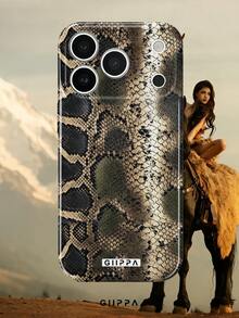 GIIPPA 1 قطعة غطاء هاتف بتصميم نمط الثعبان الأخضر الداكن لهاتف 17 Pro Max، متوافق مع هاتف 16 Pro Max، 15 Pro Max، 14 Pro Max، غطاء هاتف بأسلوب كوري عالي الجودة وموضة ممتعة، متوافق مع 11/12/13/14/15/16 Pro Max Plus، تصميم أنيق مناسب للرجال والنساء، هدية مثالية للصديقة في عيد الميلاد وعيد الحب وعيد الفصح وموسم الزفاف وعيد الميلاد! - أخضر داكن - مشاهدة 8