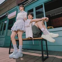 Adidas OZWAVE Clog Fashion Versatile Anti-Abrasion Anti-Slip Closed-Toe Slippers Unisex White JR9272 - Baby Blue - View 4