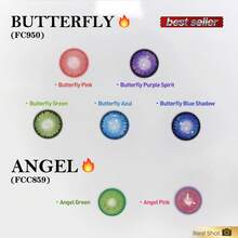 Lalens Butterfly Purple Spirit 1對批發圓形隱形眼鏡 年戴 DIA 14.50MM BC 8.6MM 放大亮眼漸層色 適合淺色與深色眼睛 動漫 Cosplay 角色扮演 Y2K 風格 約會妝容 女款隱形眼鏡 - Butterfly Purple Spirit - 查看 7