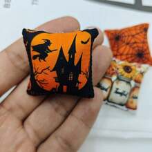 Mini Pumpkin Throw Pillow BJD Model Decor, Miniature Living Room, Miniature House Bedroom Scene Sofa Cushion Prop, Miniature Home Scene DIY, Collection Gift For Hobbyists And Enthusiasts - Multicolor - View 4