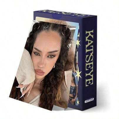 Random Style 55pcs KATSEYE Girl Group High Definition Photo Cards Celebrity Collection LOMO Cards, Perfect For Holiday Gifts, Fun And Cute Gifts, Birthday Gifts, Easter Gifts, Halloween Gifts, Christmas Gifts, Party Gifts, Katseye Light Stick, Straykid, Photocard, K Pop, Katseye Photo Card