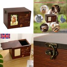 Pet Cremation Urn Ash Urns For Dogs Casket Wooden Box Commemorate Memory Box UK - UK-l313201 - View 7