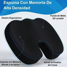 Car Neck & Lumbar Pillow - Black Mesh - View 7