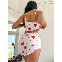 Women Two-Piece Outfits - Red - View 4