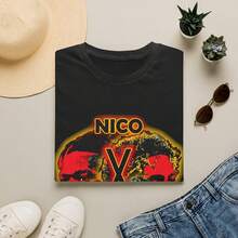 Nico Williams Yamal Spain World Cup Football Fan T-Shirt - 黑色 - 查看 2