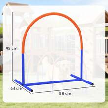 Four-Piece Portable Dog Agility Equipment - Blue - T0001-01-1320 - View 10