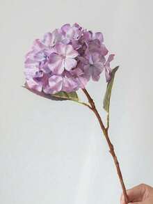1pc Artificial Hydrangea High-End Fake Flower Silk Flower Decoration For Living Room, Wedding, Dining Table Arrangement - Multicolor - View 10
