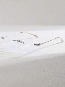1 par de gafas retro de lente transparente personalizadas con marco poligonal, gafas transparentes de marco completo para mujer, adecuadas para fotografía callejera, viajes, vacaciones y uso en la playa - transparente - Ver 9