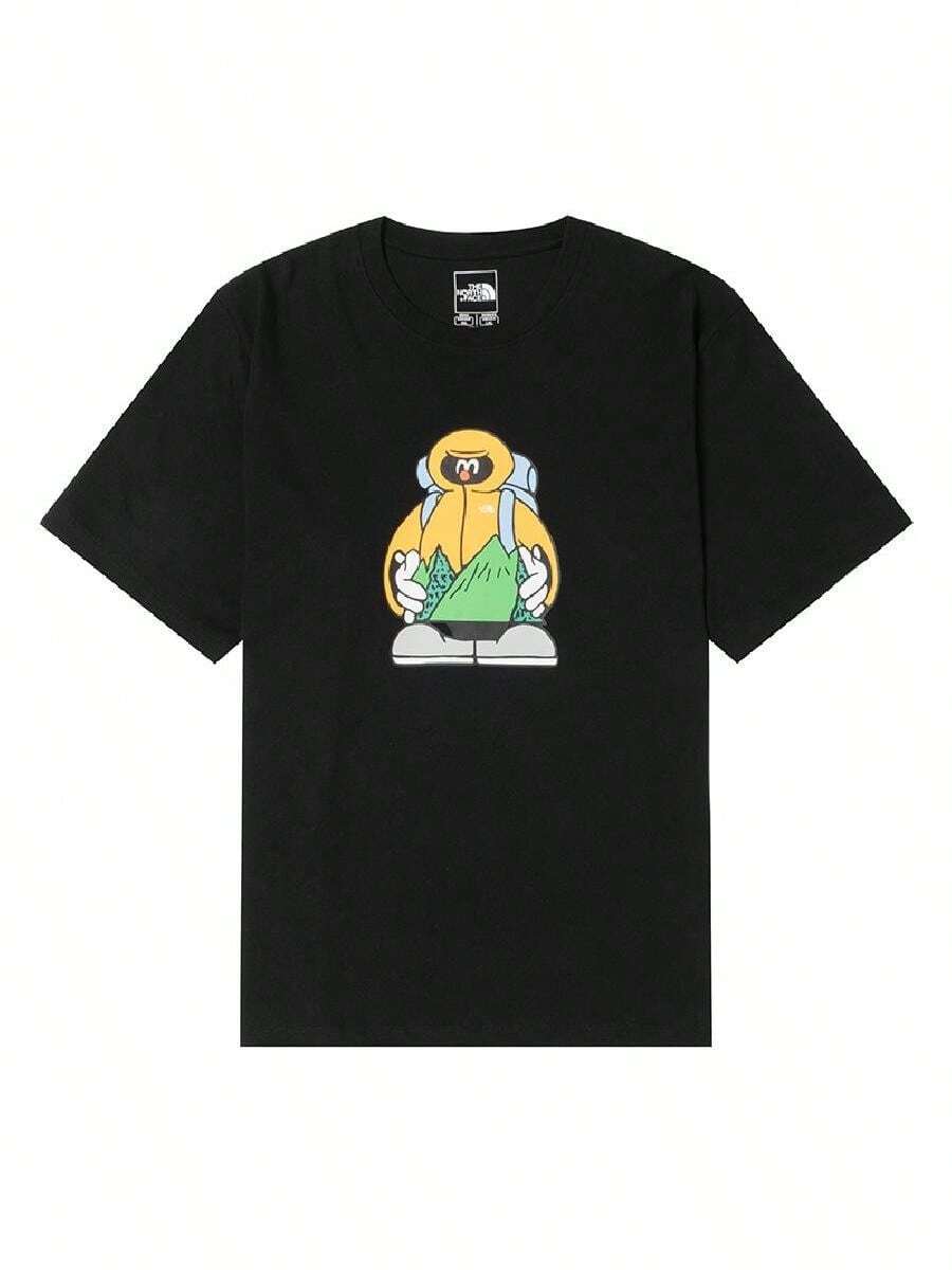 The North Face Kaos Unisex U TDC MOUNTAIN I SS TEE GRAPHIC - AP Lembut & Nyaman Lengan Pendek 8GYZJK3 - hitam - View 1