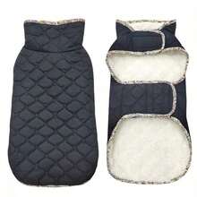 Winter Warm Dog Jacket, Pet Coat For Cold Weather, Dog Outdoor Jacket, Dog Snow Suit, Dog Outdoor Cotton Coat, Suitable For Small, Medium And Large Dogs - Black - View 14
