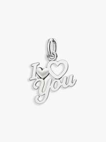 1件 I Love You 手寫字吊墜 DIY 串珠手鍊配件，精緻禮物，返校必備，青少年學生背包掛飾，大學生活必需品 - 款式5 - 查看 7