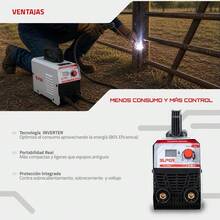 Soldadora Digital Inverter 130 Mma 110v Portátil Gris - Tipo de Enchufe A USA (110-127V) - Ver 10