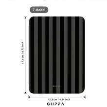 GIIPPA 1pc Black Striped Kindle Case With Hand Strap, Perfect Valentine's/Christmas Gift For Book Lovers, Auto Wake/Sleep Protective E-Reader Cover Compatible With Kindle Paperwhite 5/6/7/10/11/12 Gen, Kindle Colorsoft 1st Gen, Basic Kindle 8/10/11 Gen All Kids & Signature Editions, - Multicolor 7 - View 9
