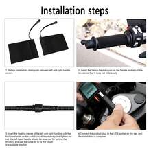Pegangan Stang Motor Elektrik 5V USB Gaya Perekat Velcro Kontrol Suhu 3 Tingkat Tahan Air Sakelar Perekat Velcro Pegangan Stang Motor Pemanas Elektrik Kontrol Suhu Tahan Air Antarmuka USB Penggunaan Plug-In - Penutup stang berpemanas - View 10